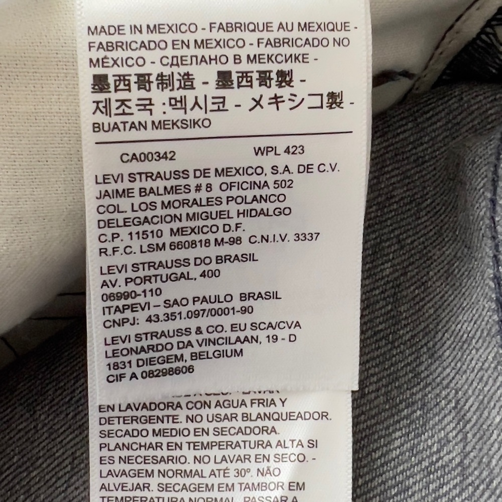Levis 501 White Oak Cone Denim Shrink To Fit 00501-0208 - Picture 12 of 17